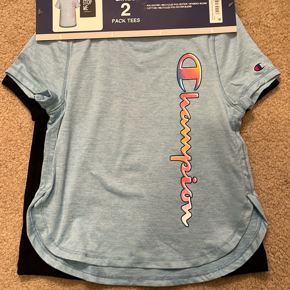 💥HOST PICK💥 NWT Girls' Champion 2-pack and 2-pack matching shorts, Size 4 - Picture 8 of 12